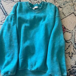 Zenana Outfitters Turquoise Sweatshirt